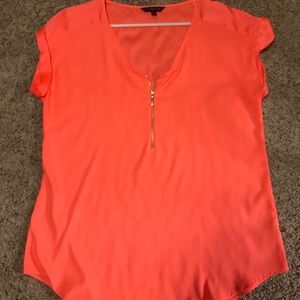 Coral Silk Express Top